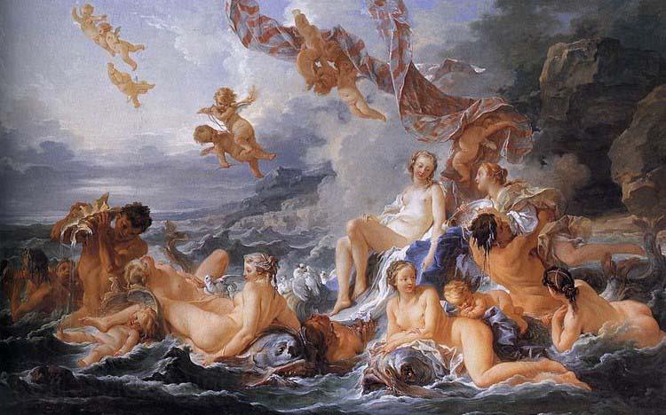 Francois Boucher The Triumph of Venus, also known as The Birth of Venus Germany oil painting art